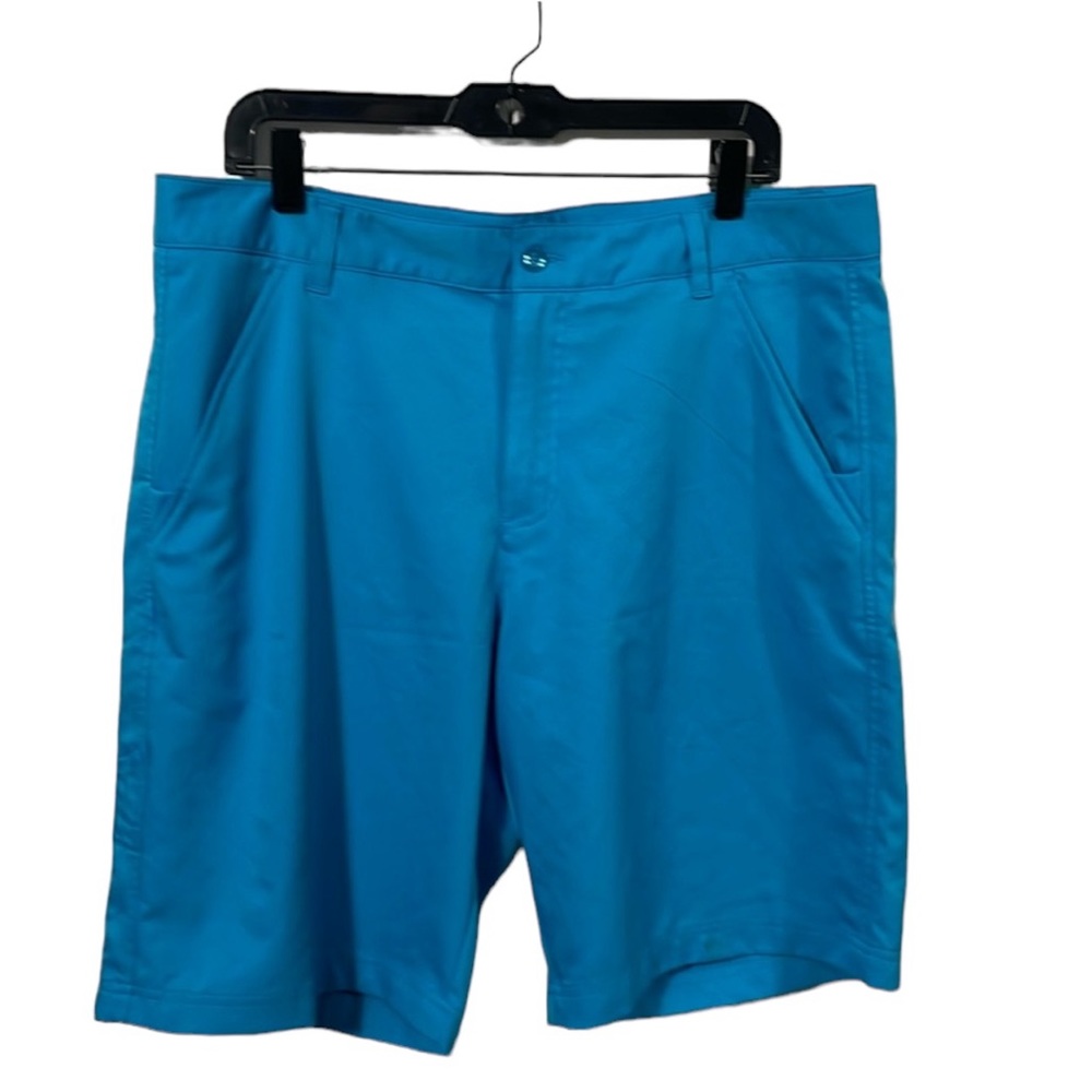 FILA SPORT FLAT FRONT GOLF SHORTS WAIST SZ 36-BLUE